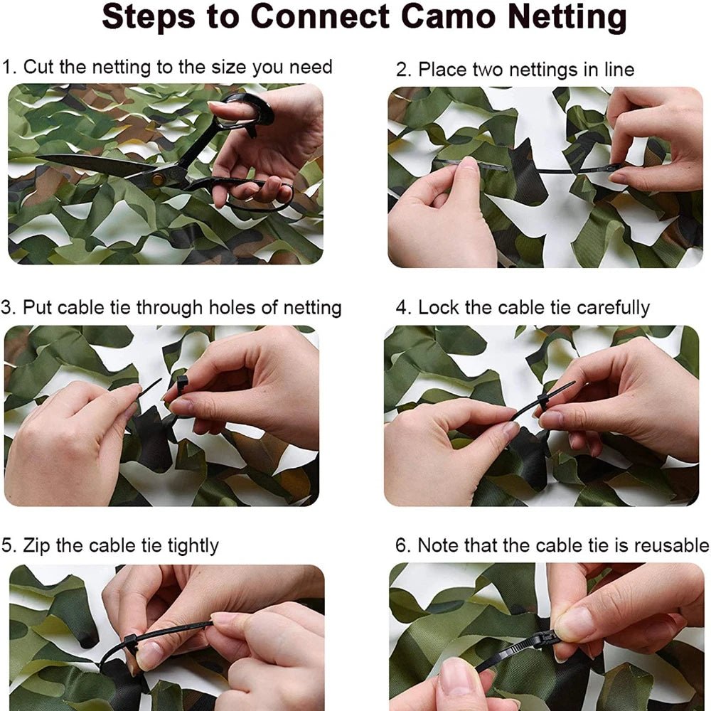 Lorien Camouflage Net - Durable Polyester, Realistic Leaf Design 3