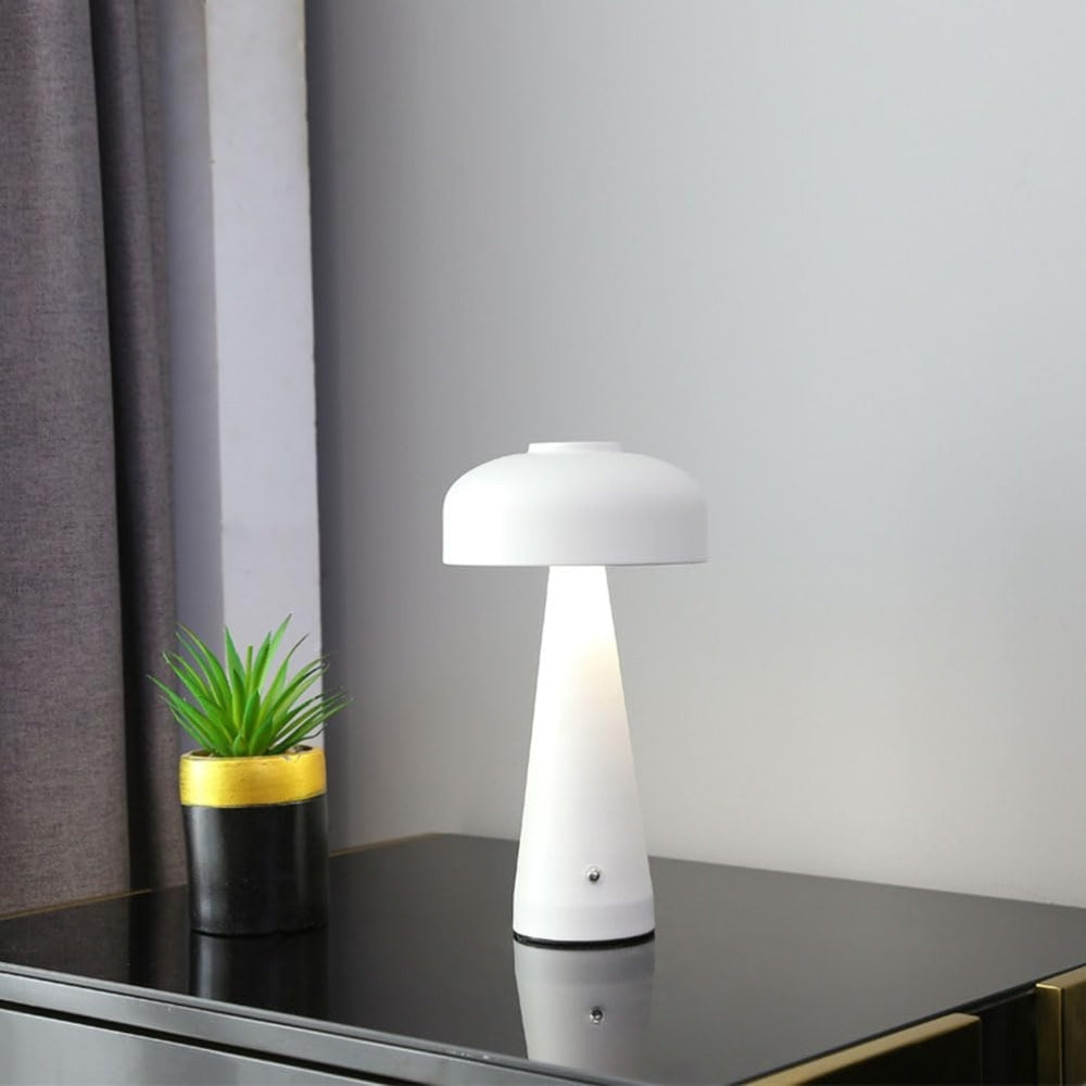 Luna Table Lamp - Frosted Metal, Touchless Control for Bedroom and Living Room 2