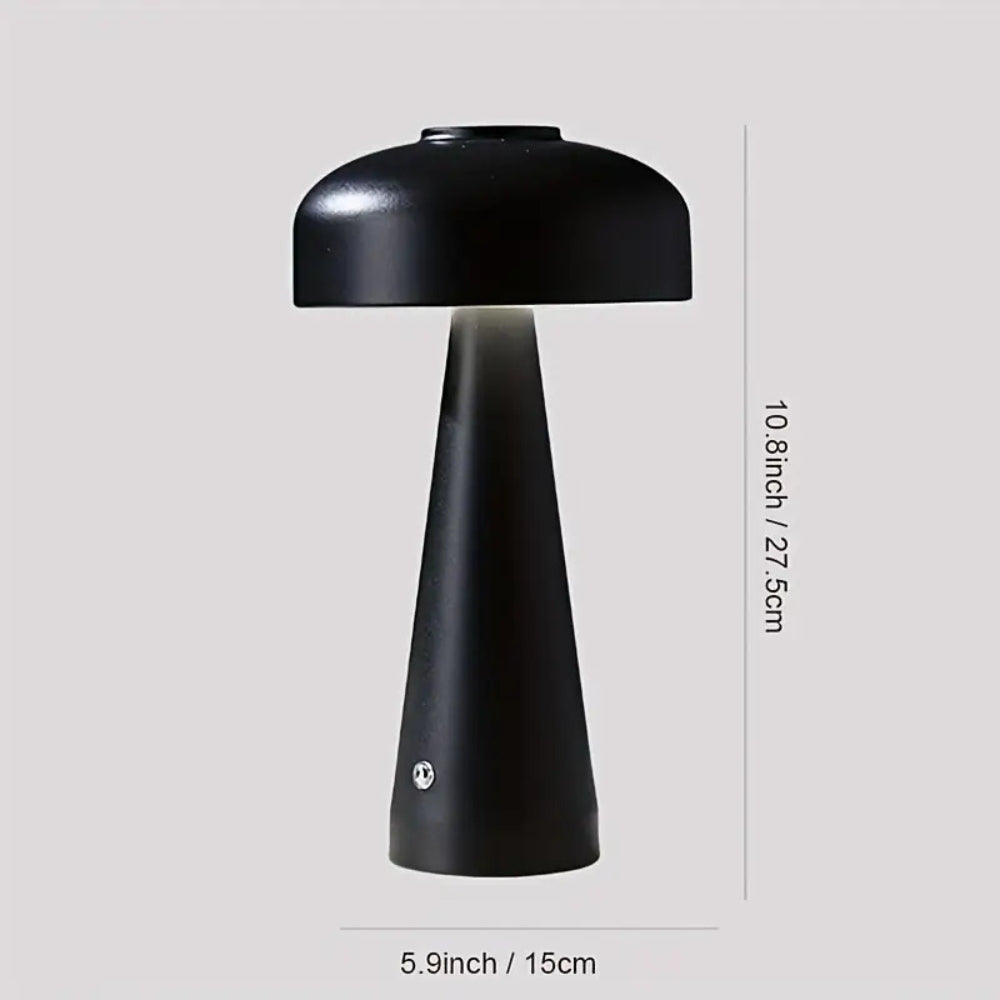 Luna Table Lamp - Frosted Metal, Touchless Control for Bedroom and Living Room 7