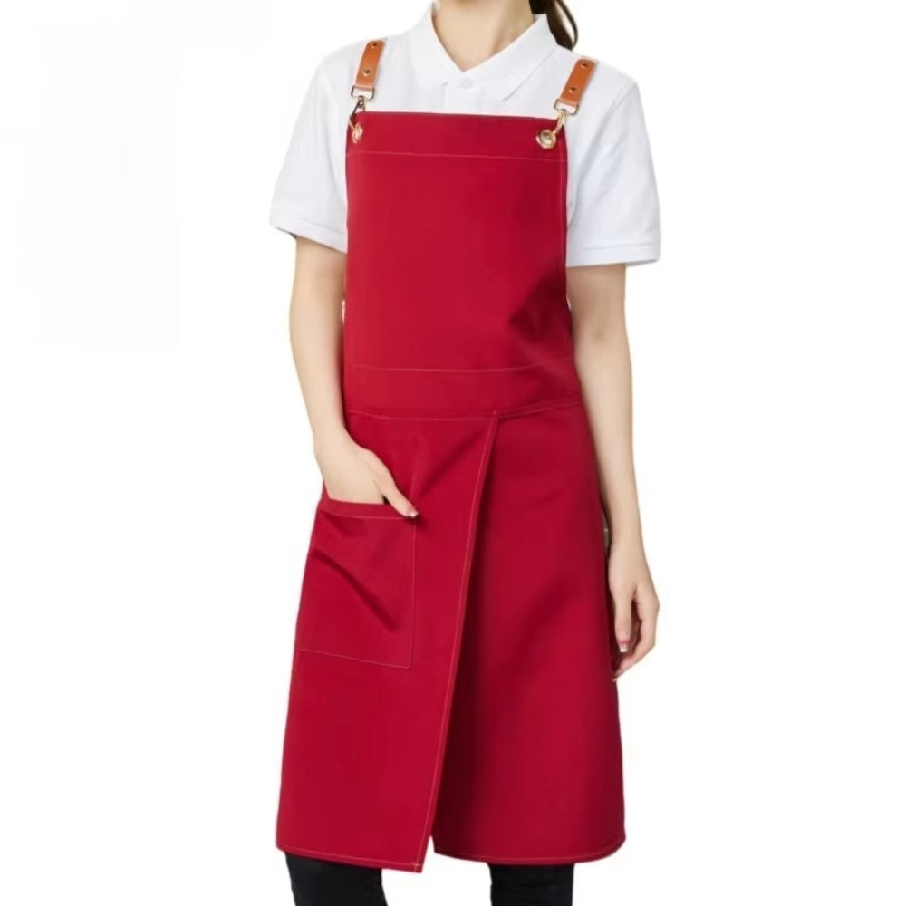 Lunara Chef Apron - Waterproof Canvas, Adjustable Straps and Pockets 8