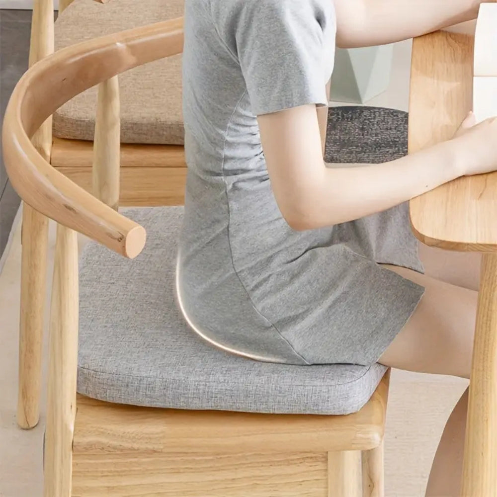 Lunari Chair Cushion - Microfiber Blend, Tufted Design for Dining and Patio Chairs 3