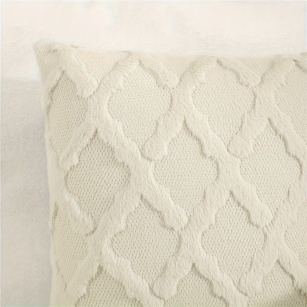 Lunel Velvet Pillow Cover - Boho Geometric, Soft Texture 5