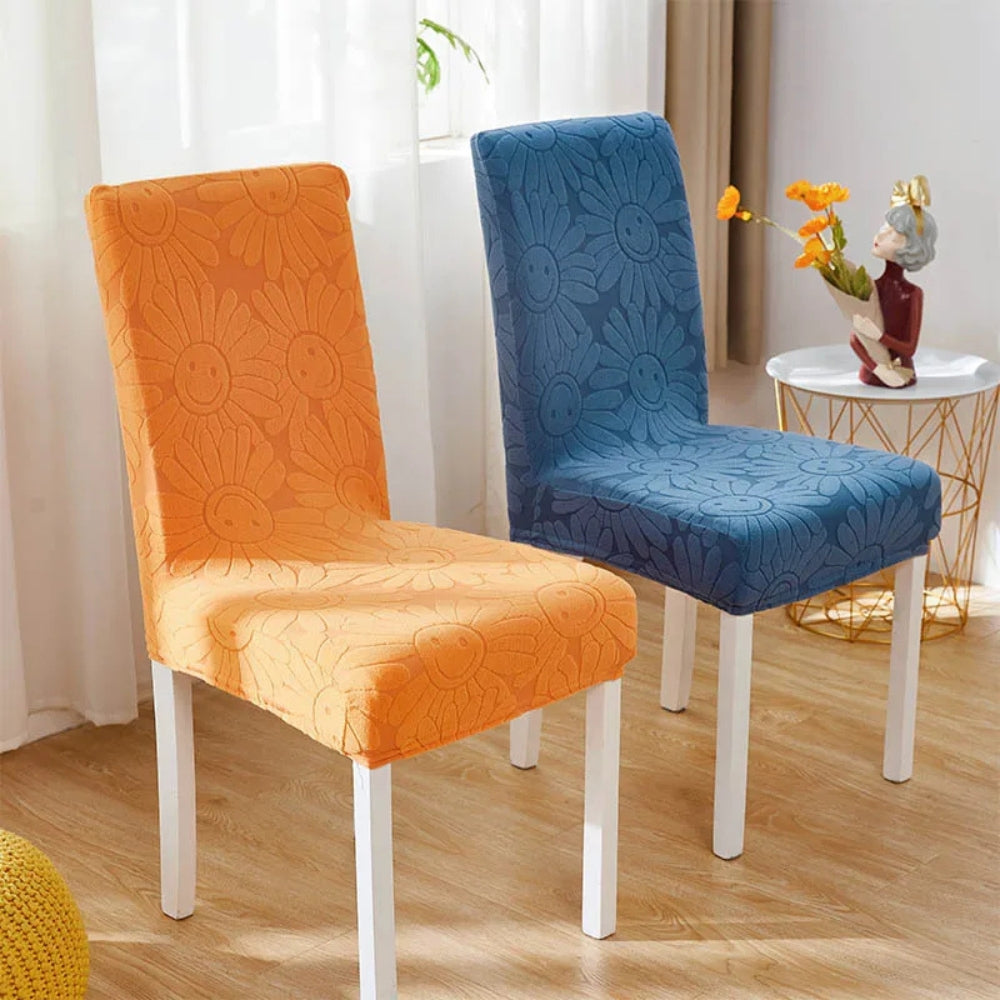 BloomJoy – Smiley Flower Stretch Chair Cover