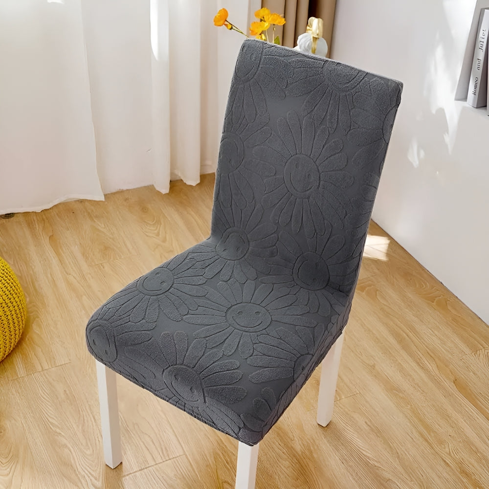 BloomJoy – Smiley Flower Stretch Chair Cover