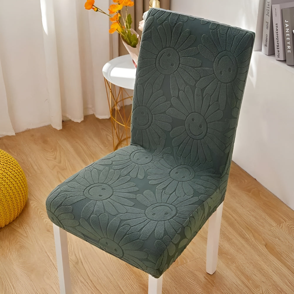BloomJoy – Smiley Flower Stretch Chair Cover