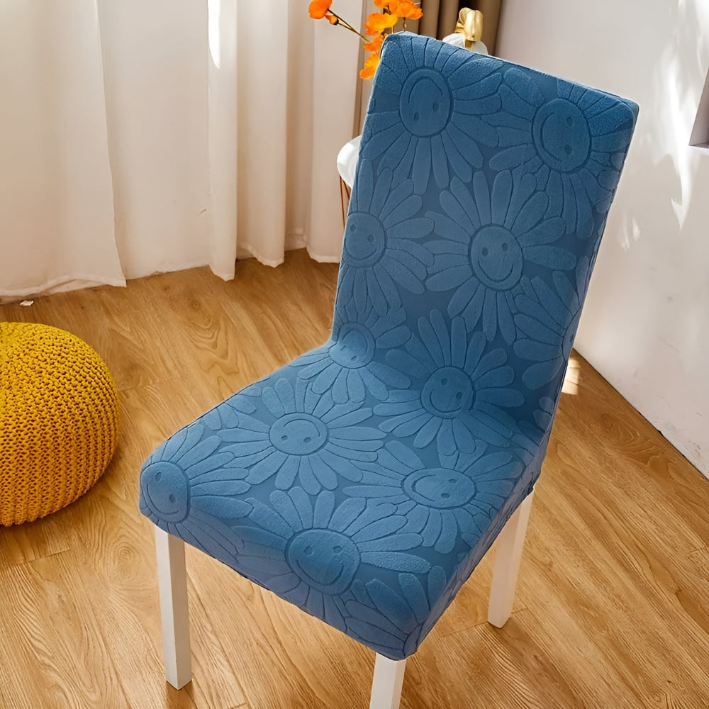 BloomJoy – Smiley Flower Stretch Chair Cover