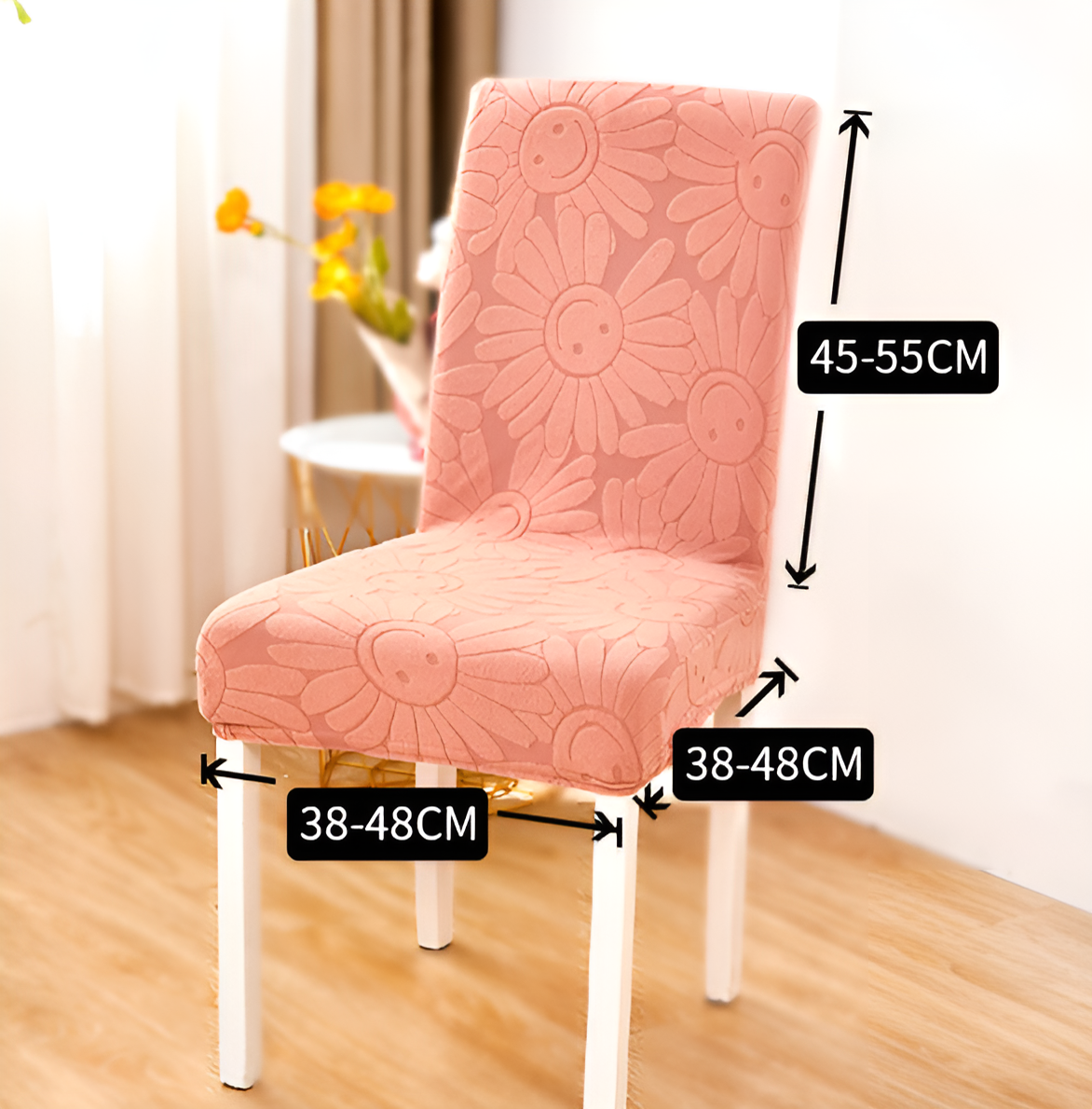 BloomJoy – Smiley Flower Stretch Chair Cover