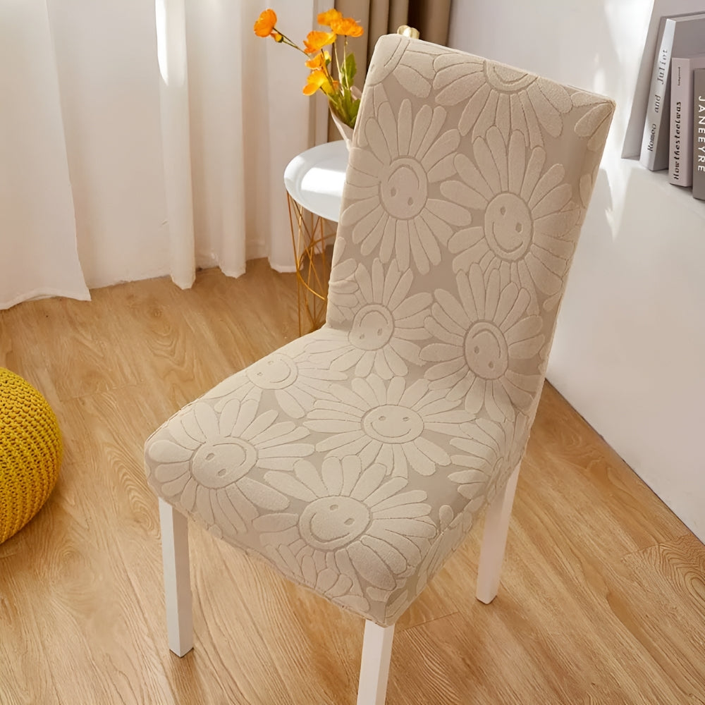 BloomJoy – Smiley Flower Stretch Chair Cover