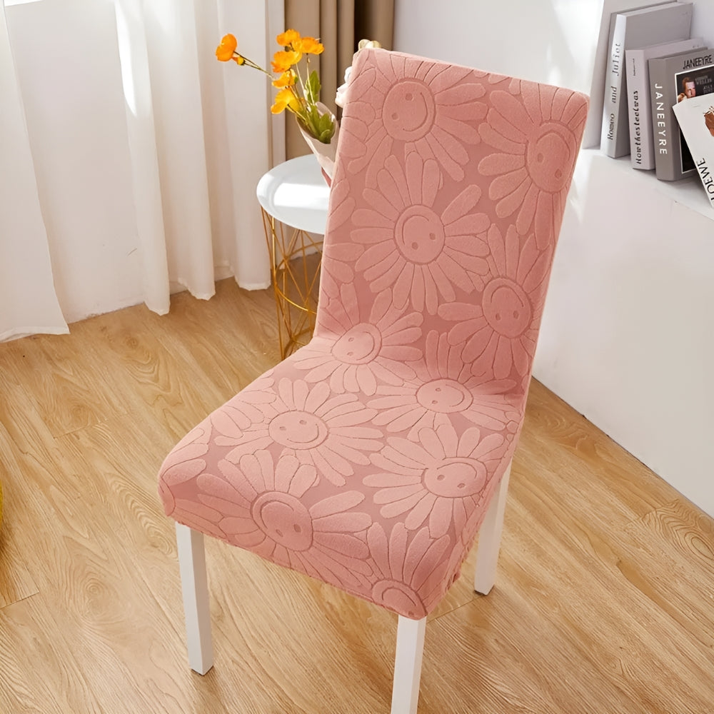 BloomJoy – Smiley Flower Stretch Chair Cover
