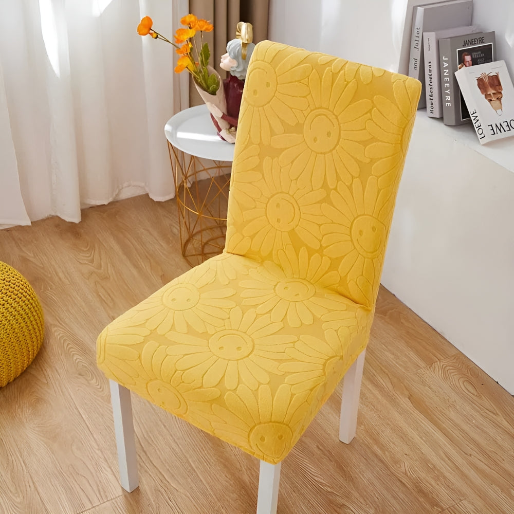 BloomJoy – Smiley Flower Stretch Chair Cover