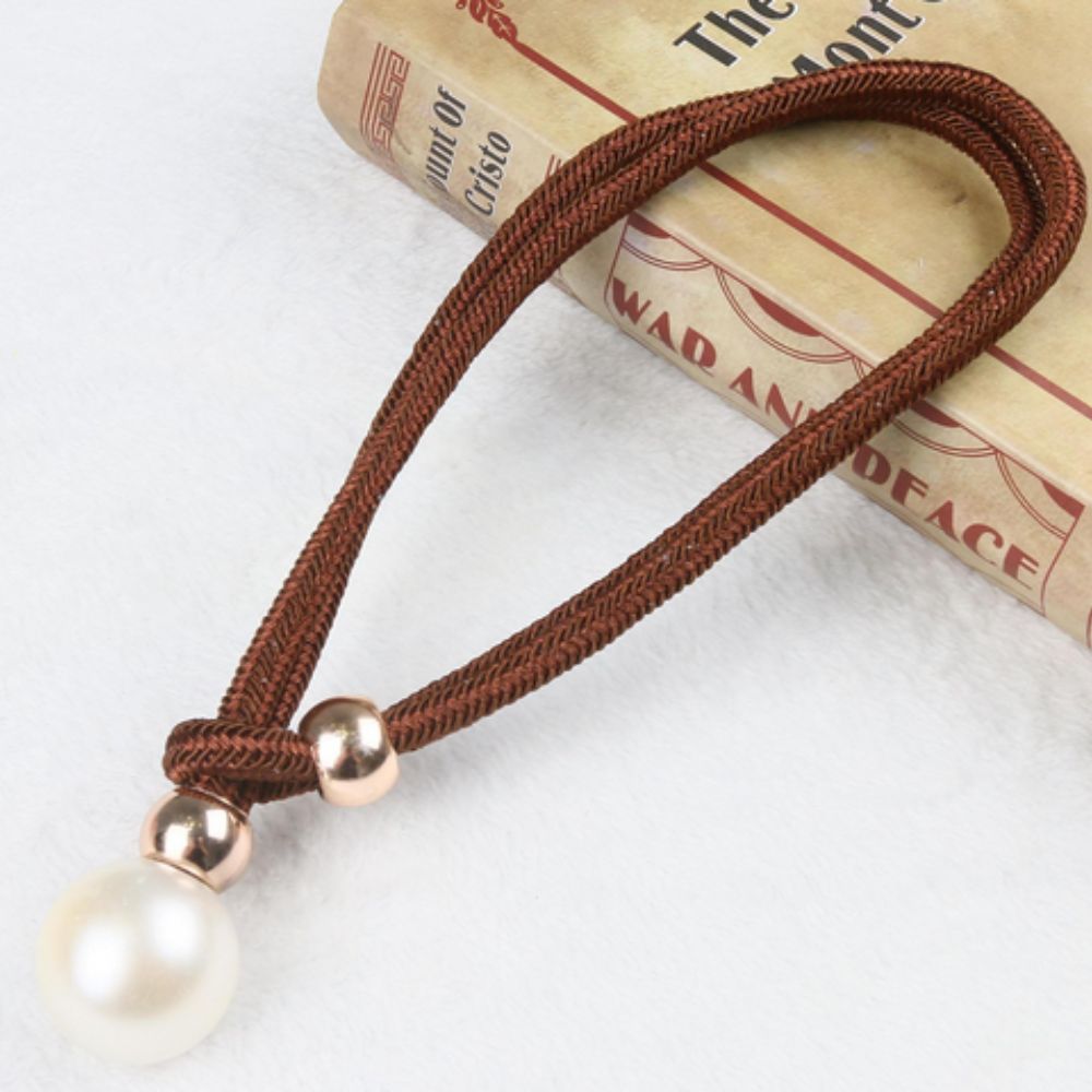 Lustra Curtain Tiebacks - Faux Pearl, Adjustable Holdbacks for Elegant Drapery 10
