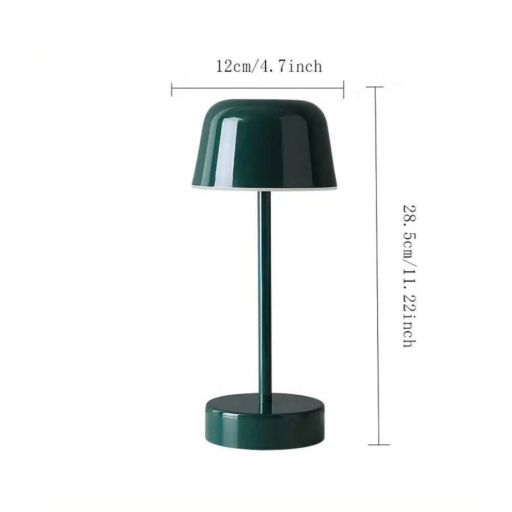 Lustra Table Lamp - Polished Iron, Touch-Controlled Cordless Design 4
