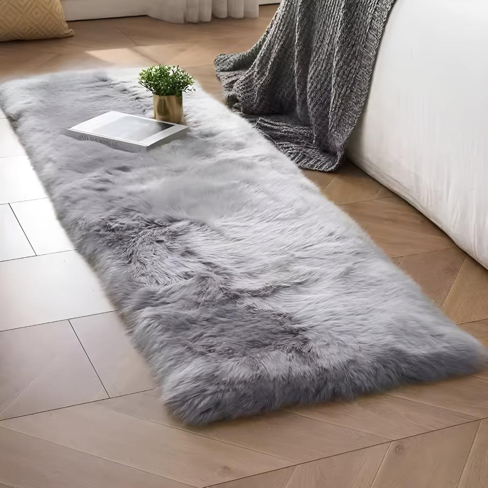 Luxe Faux Fur Couch Cover - Soft Microfiber, Stylish Protection for Dogs 4