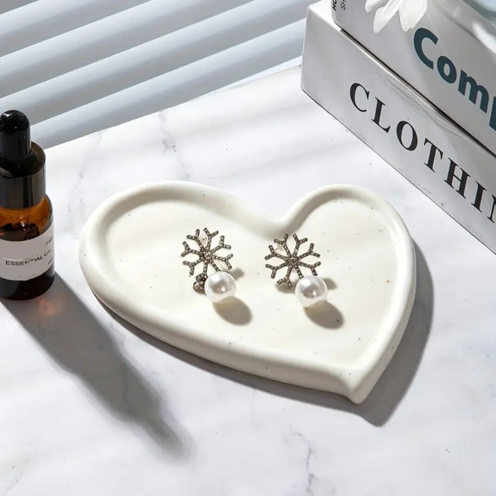 Luxe Jewelry Organizer Tray - Premium Ceramic, Elegant Design 1
