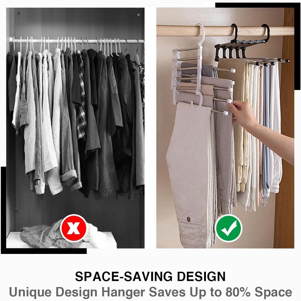 Maven Pants Rack - Stainless Steel, Space-Saving Hangers for Pants 1