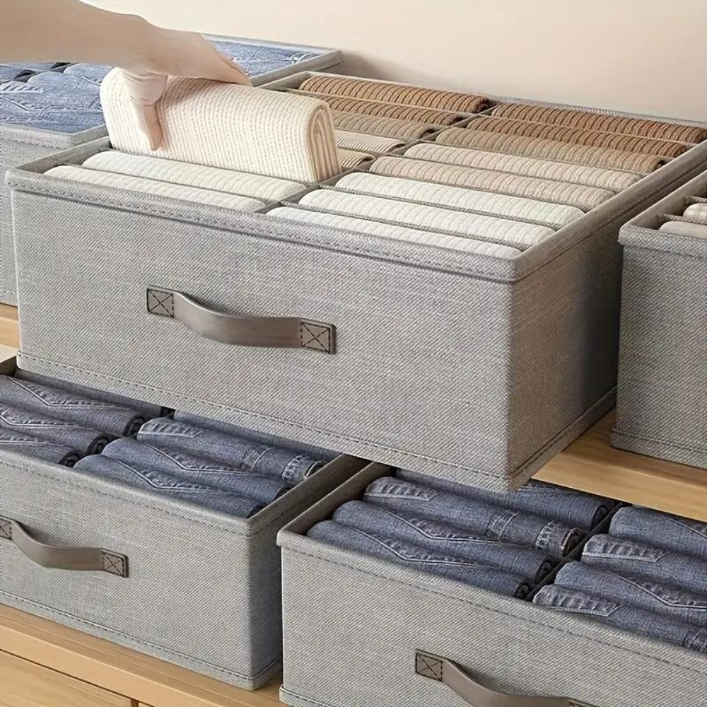 Maven Storage Container - Durable Cotton Linen, 16 Compartments 3