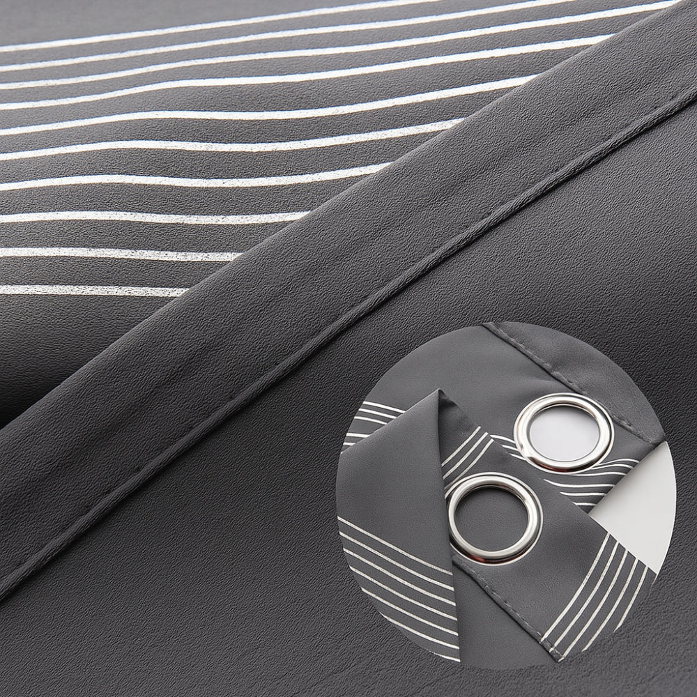 Maverick Blackout Curtain Panel - Soft Microfiber, Modern Wave Pattern 8