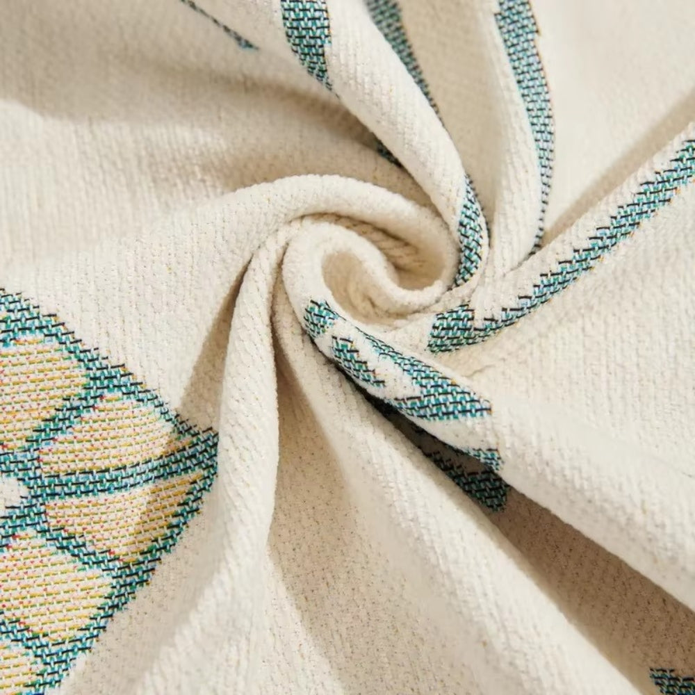 Meringue Sofa Cover - Soft Chenille, Geometric Design 7