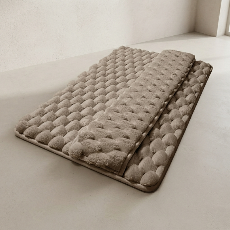 Mira Bath Mat - Memory Foam, Non-Slip Microfiber 1