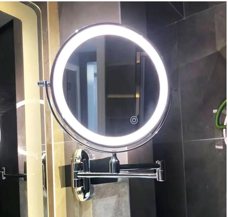 Mira Lighted Magnifying Makeup Mirror - Rechargeable LED, Adjustable Brightness 5