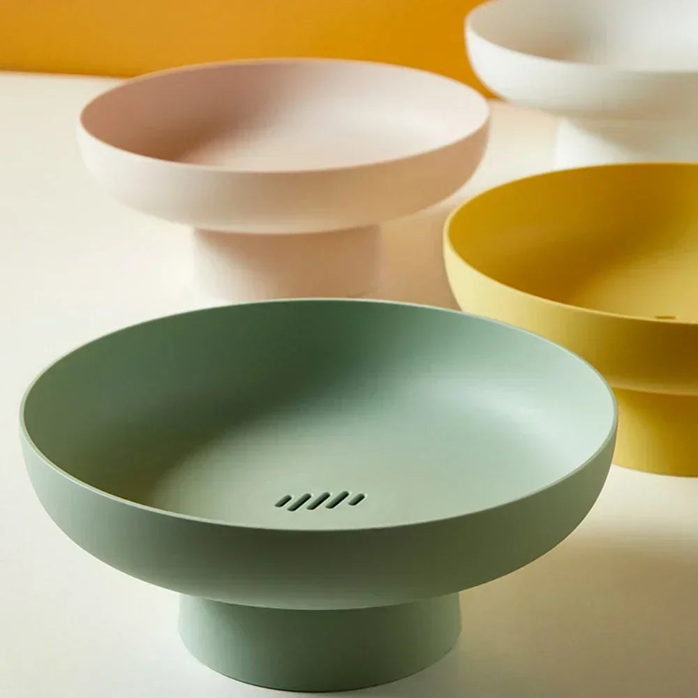 Mira Modern Fruit Bowl - Durable Plastic, Stylish Kitchen Accessory 0