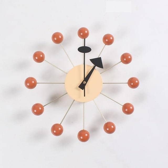 Mira Modern Wall Clock - Silicone 3D Ball, Scandinavian Decor 5