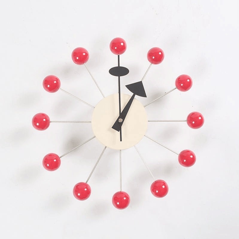 Mira Modern Wall Clock - Silicone 3D Ball, Scandinavian Decor 7