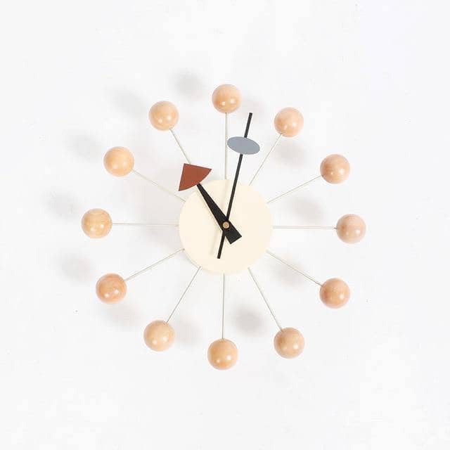 Mira Modern Wall Clock - Silicone 3D Ball, Scandinavian Decor 9