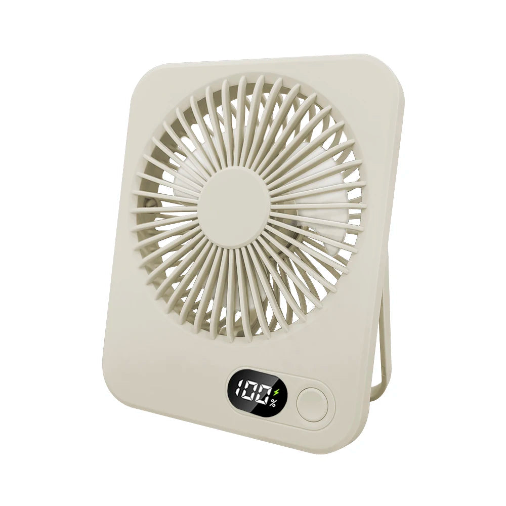 Mira Portable Fan - Battery Operated, USB Rechargeable, Foldable, Hand Held 0