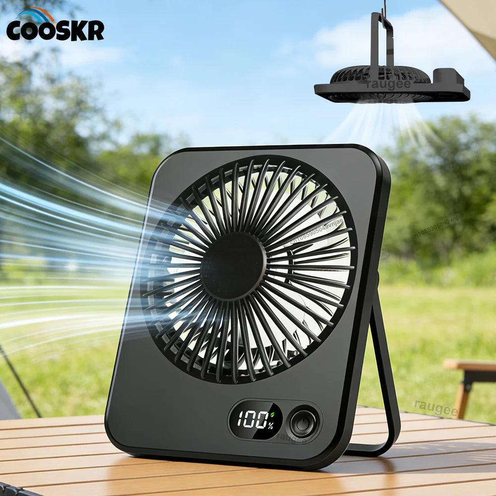 Mira Portable Fan - Battery Operated, USB Rechargeable, Foldable, Hand Held 1