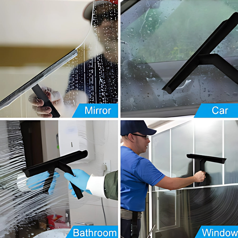 Mira Shower Squeegee - Silicone Coated, Ergonomic Design for Streak-Free Finish 5