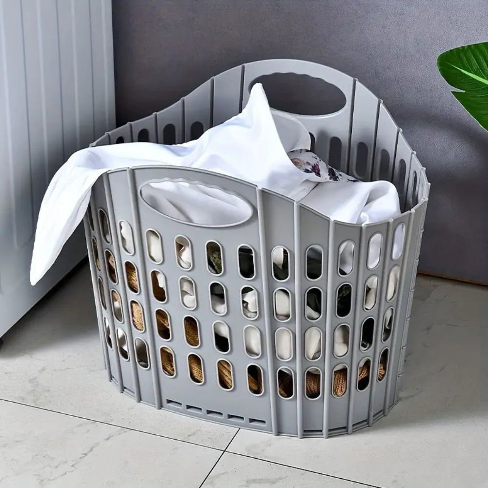 Mira Storage Basket - Durable Foldable Laundry Hamper 2