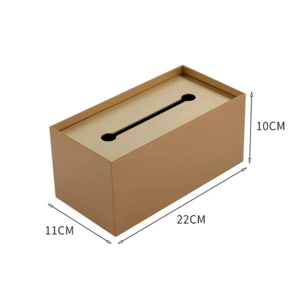 Mira Tissue Box Holder - High-Quality Iron, Minimalist Design 0