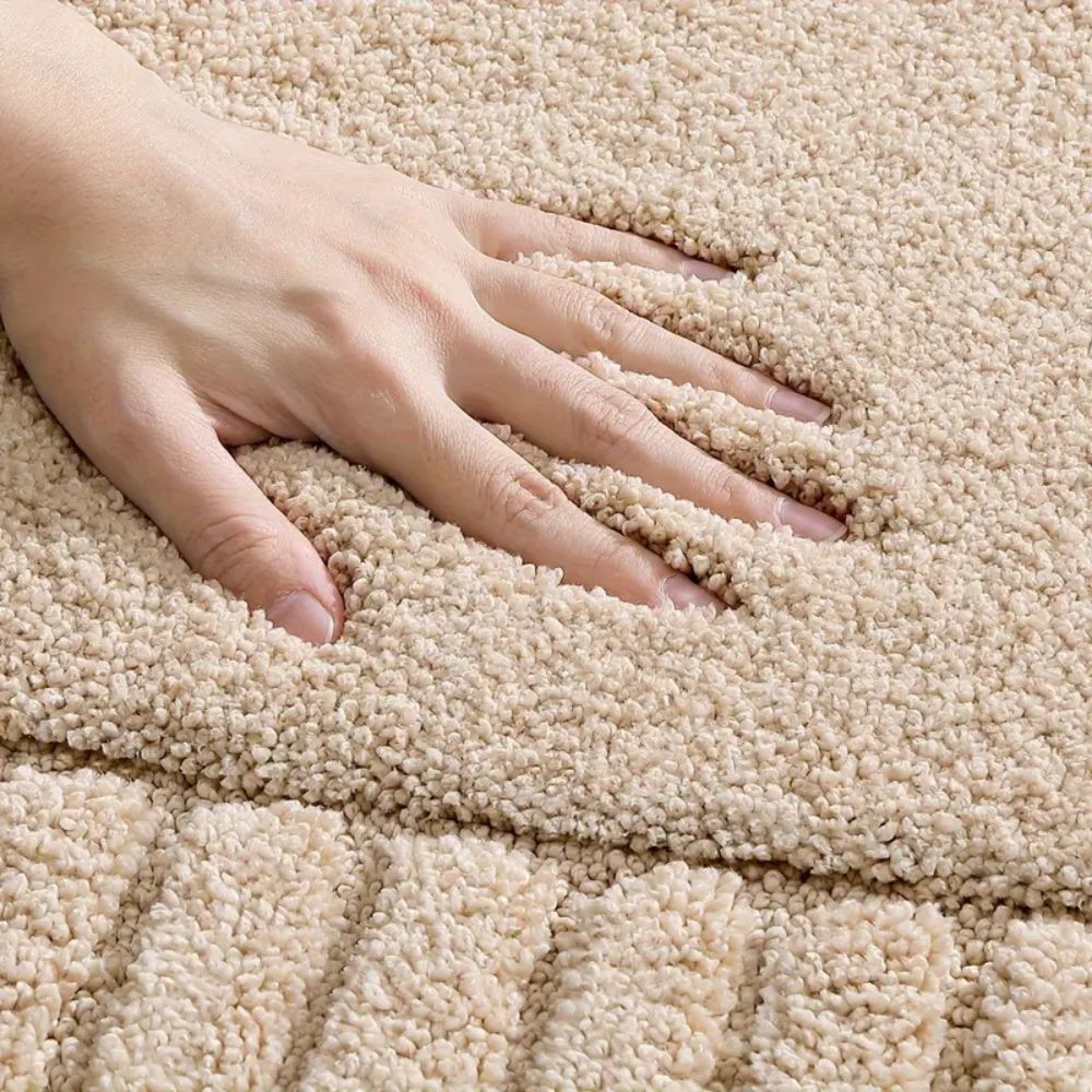 Mistral Bath Rug - Flocked Material, Non-Slip and Quick-Drying 3