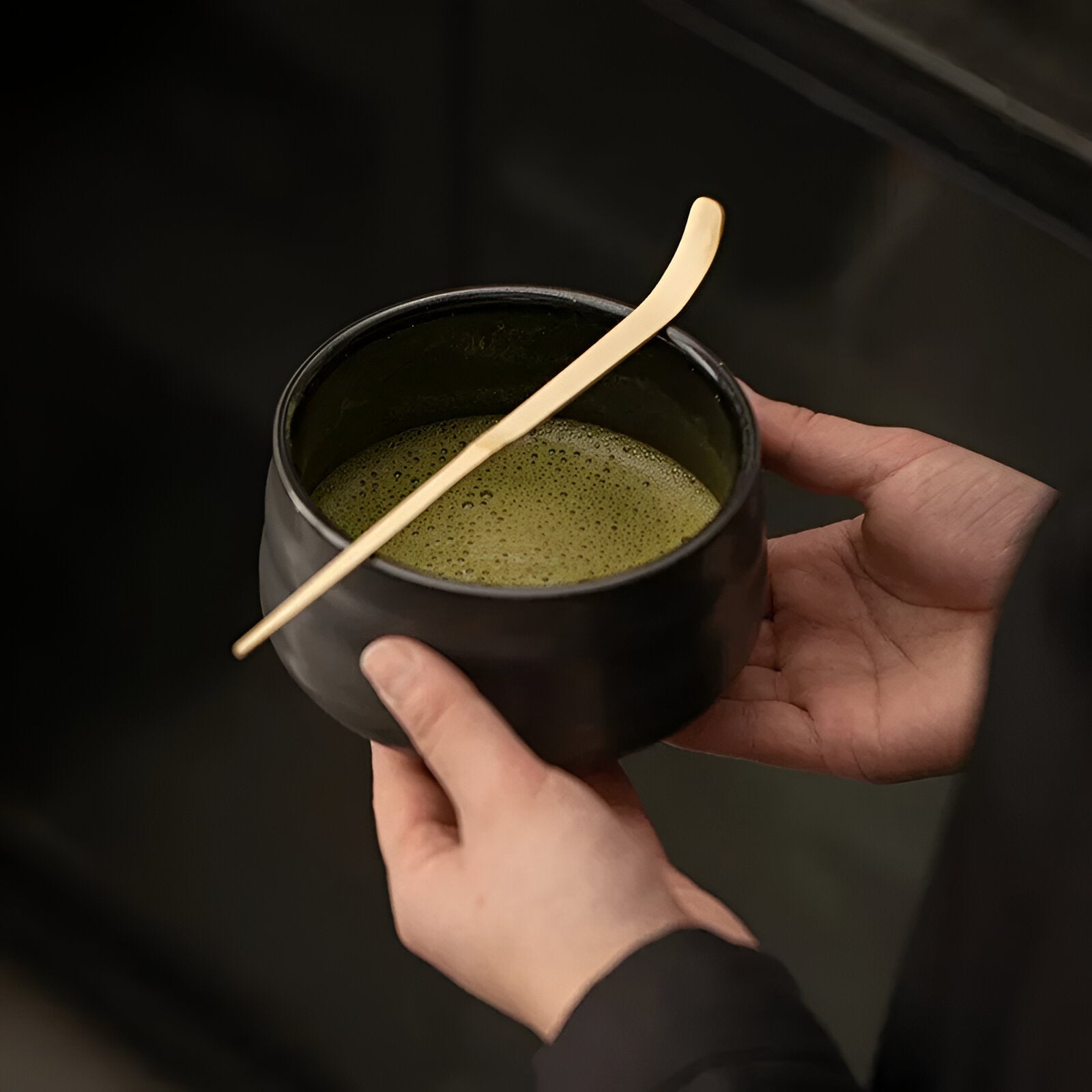 Miyako Matcha Tea Set - Bamboo and Ceramic, 4-Piece Traditional Ceremony 6