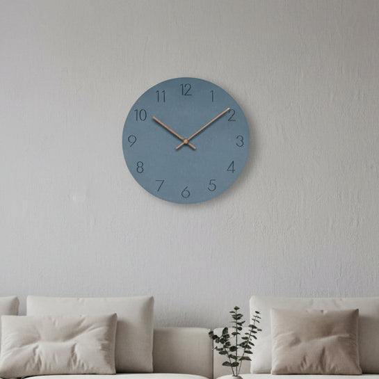 Natura Modern Wall Clock - Silent Quartz, Scandinavian Design Decor 0