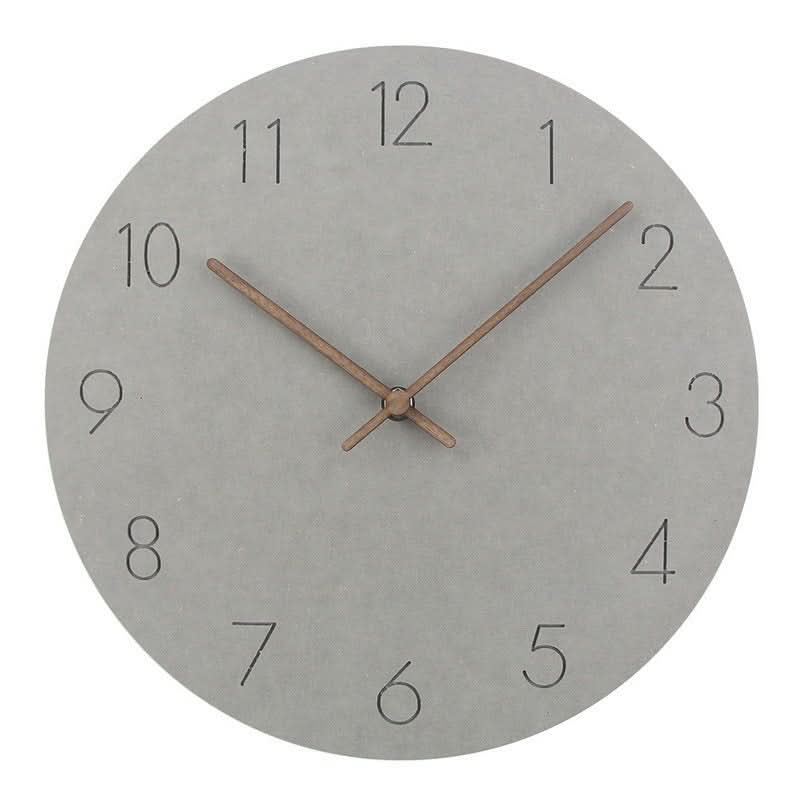 Natura Modern Wall Clock - Silent Quartz, Scandinavian Design Decor 10