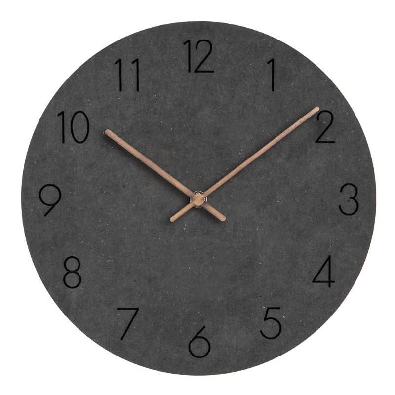 Natura Modern Wall Clock - Silent Quartz, Scandinavian Design Decor 8