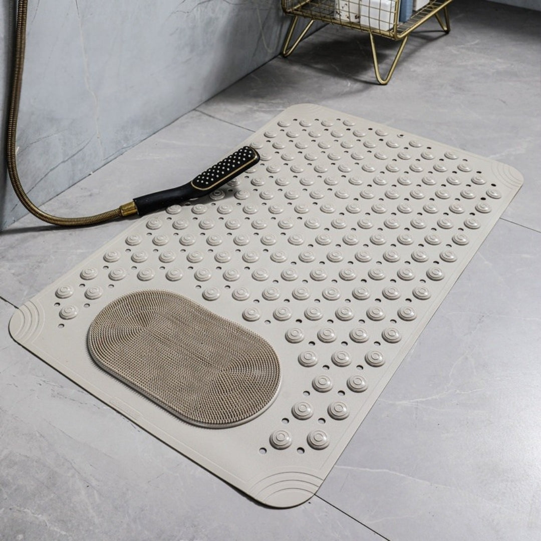 Nerix Shower Mat Non-Slip - Durable PE with Massage Surface and Suction Cups 6