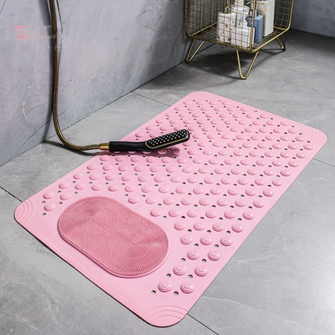 Nerix Shower Mat Non-Slip - Durable PE with Massage Surface and Suction Cups 7