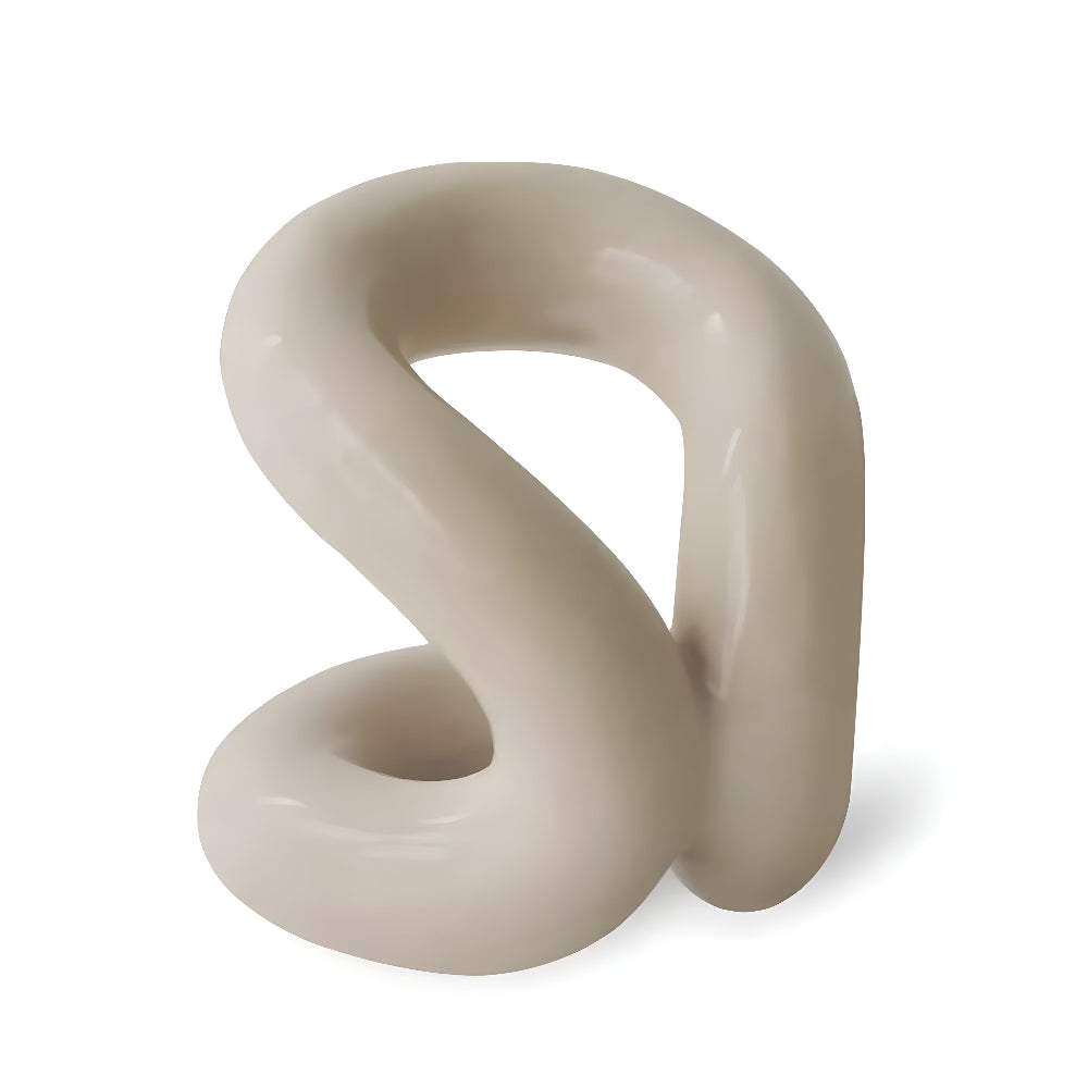 Nexus Ceramic Holder - Modern Design with Rope-Knot Detail 10