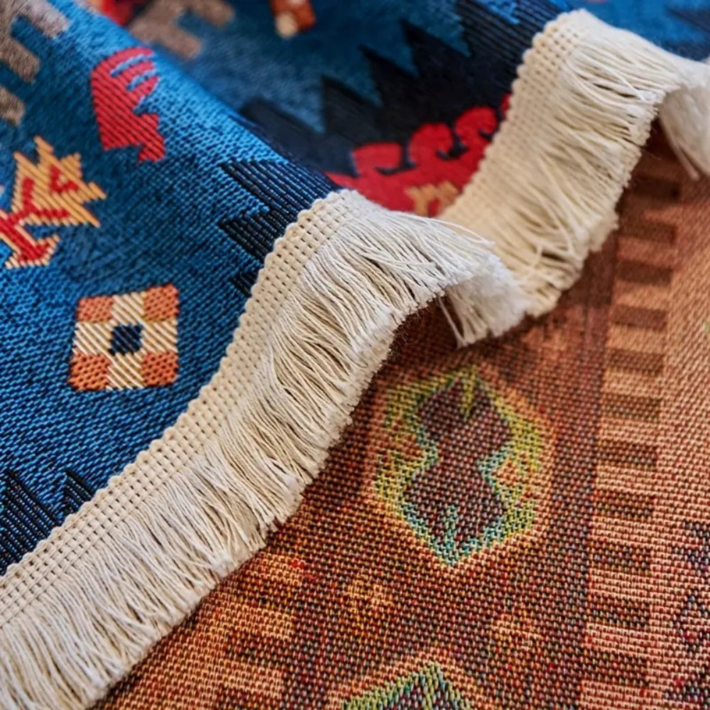 Noble Boho Sofa Cover - Colorful Chenille, Vintage Design, Dustproof 5