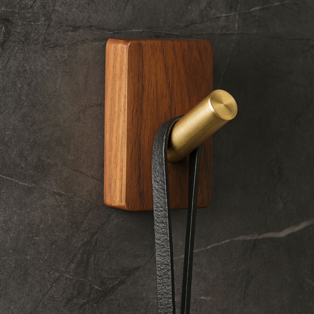Noble Wall Organizer - Natural Wood, Durable Wall Hooks for Coats 2