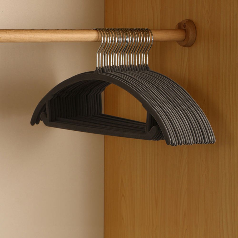 Nora Velvet Hangers - Non-Slip Coating, Set of 10 4