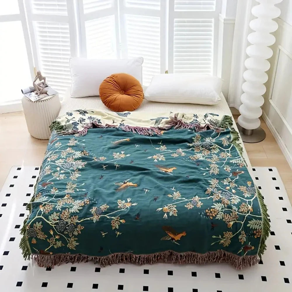 Orion Multi-Layer Blanket - 100% Cotton, Textured Jacquard 0