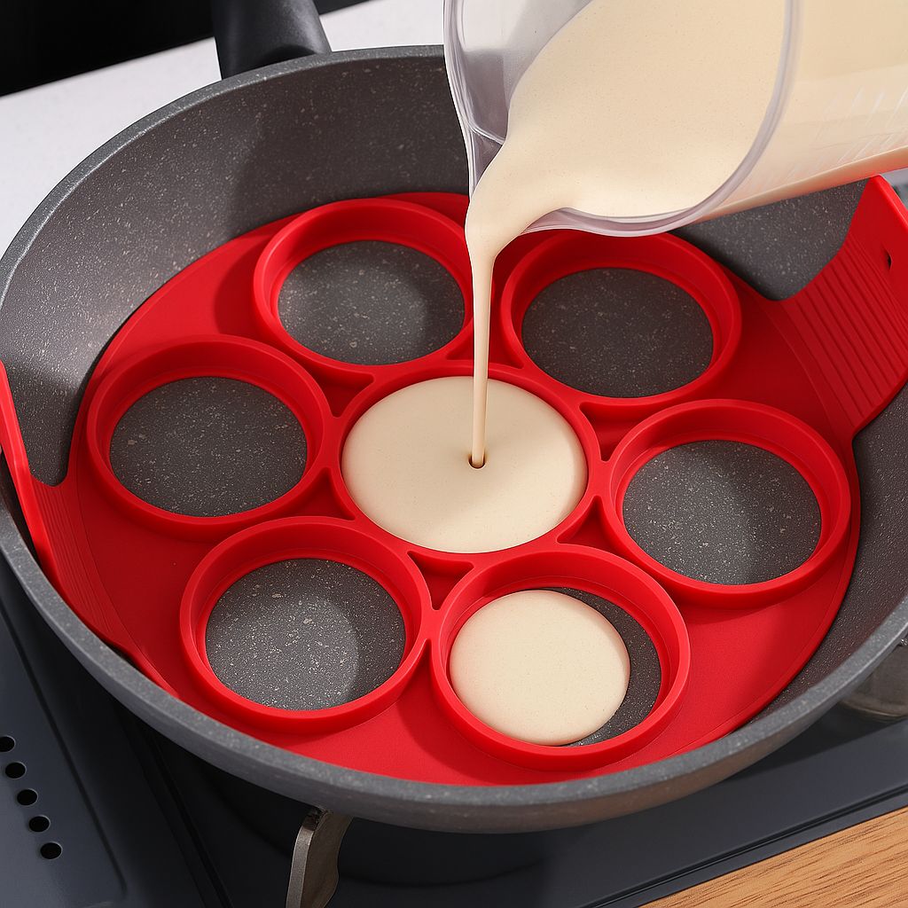 Panda Breakfast Mold | Heat-Resistant Silicone, Non-Stick 0