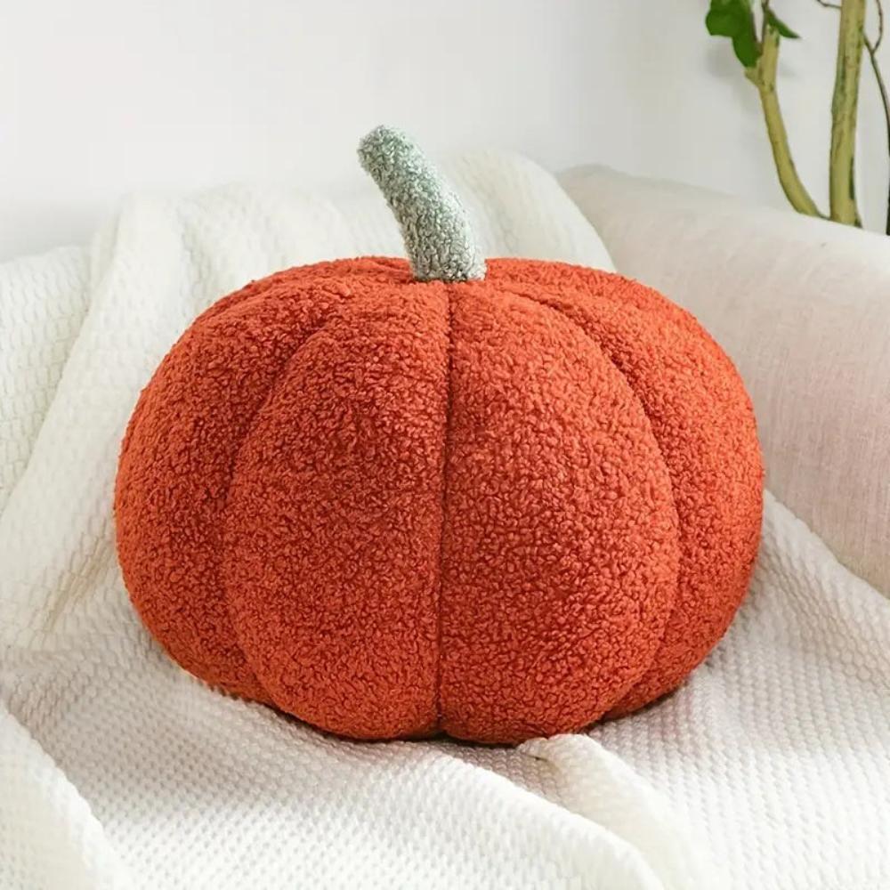 Pavo Plush Cushion - Pumpkin Shape, Soft Fabric 0
