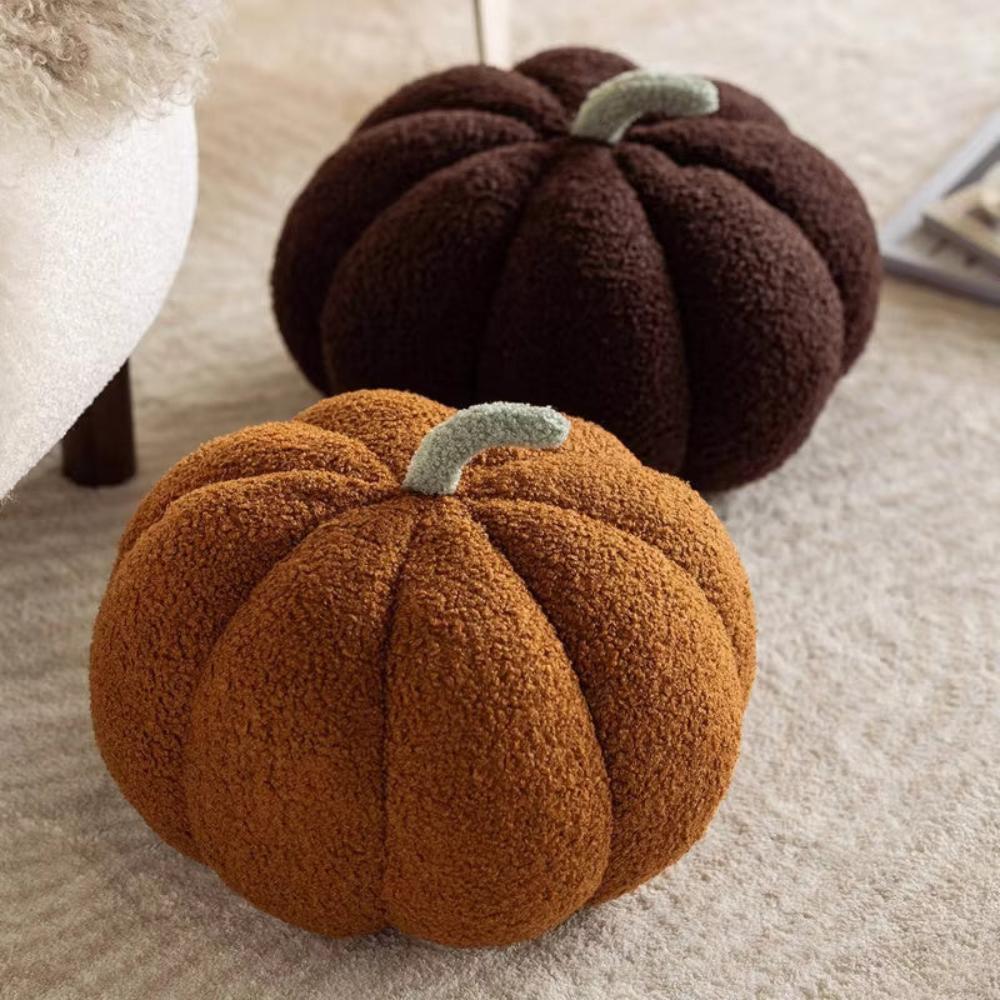 Pavo Plush Cushion - Pumpkin Shape, Soft Fabric 2