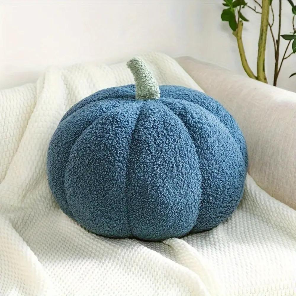 Pavo Plush Cushion - Pumpkin Shape, Soft Fabric 8