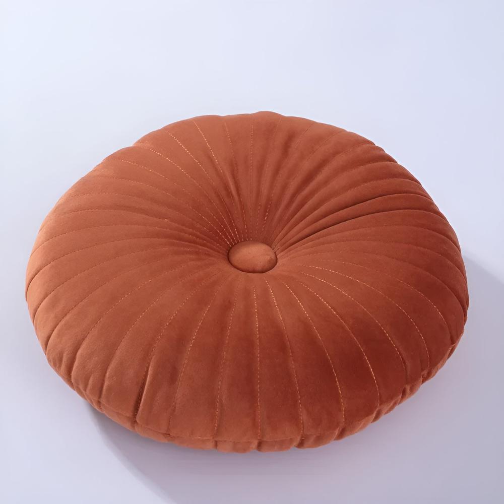 Pavo Plush Cushion - Pumpkin Shape, Soft Polyester 9